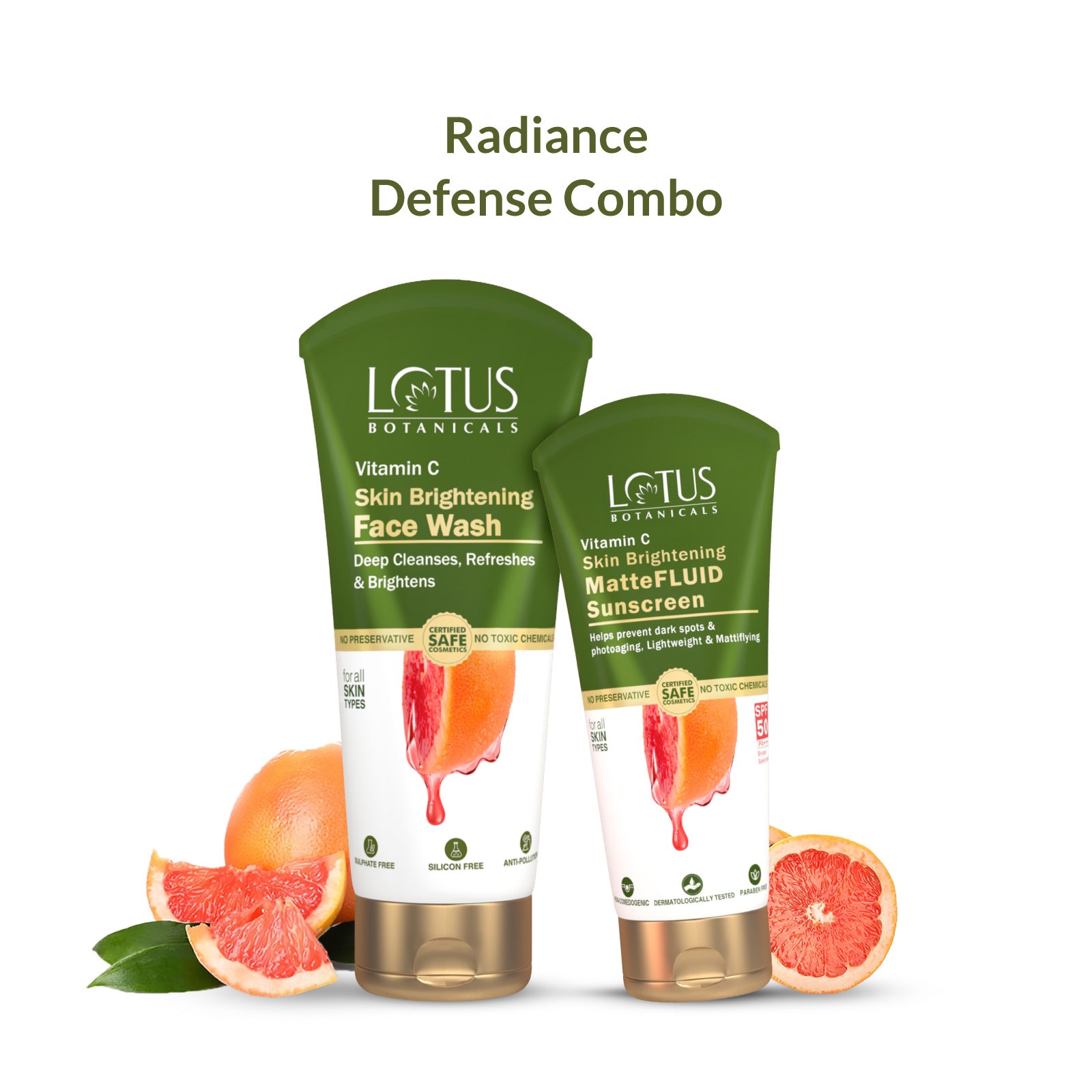 Lotus Botanicals Radiance defense Combo