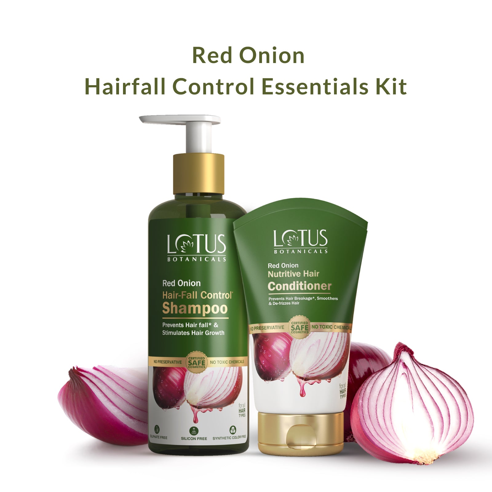 Red Onion Hairfall Control Essentials Kit