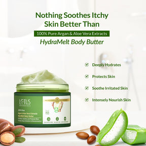 100% Pure Argan & Aloe Vera Extracts HydraMelt Body Butter