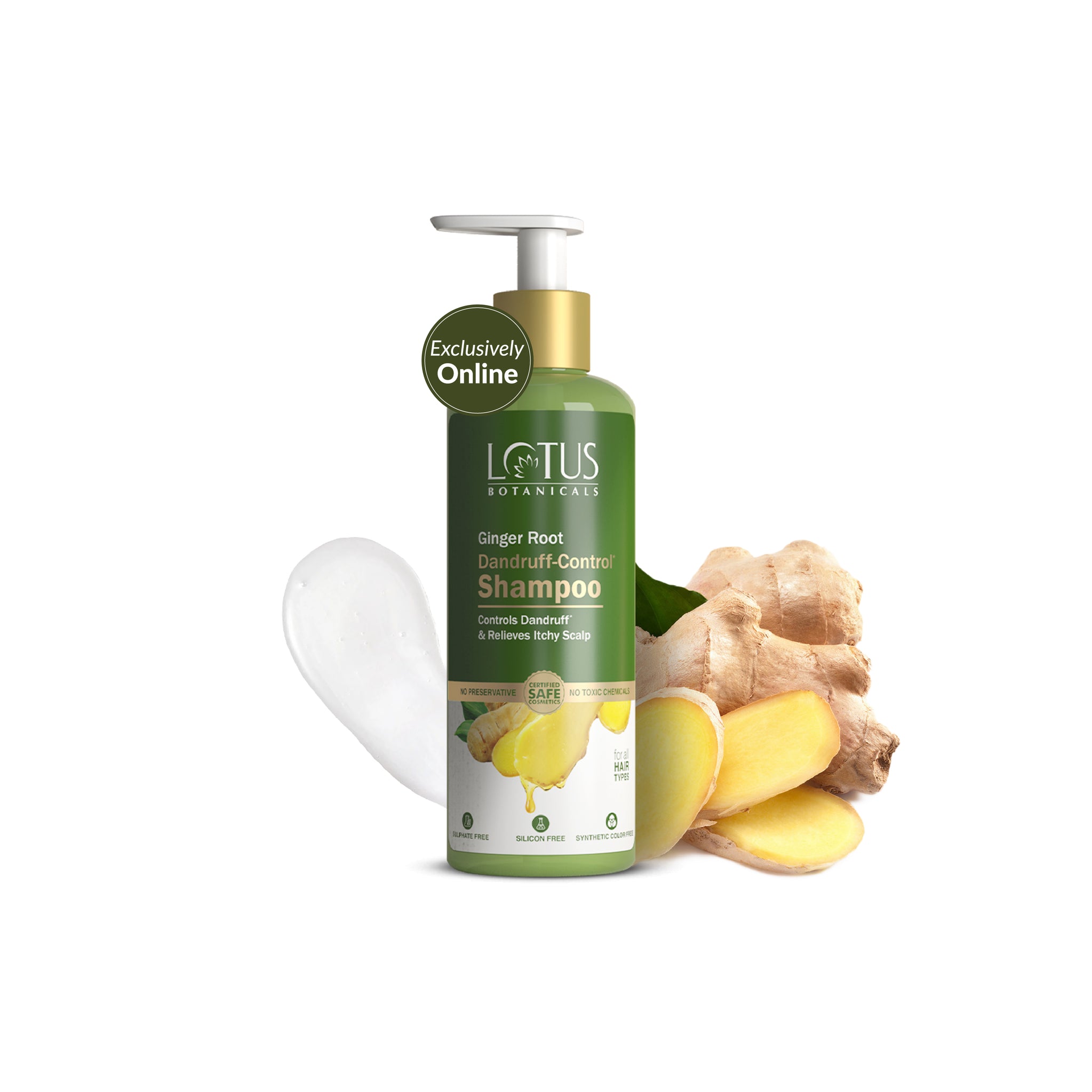 Ginger Root Dandruff-Control Shampoo