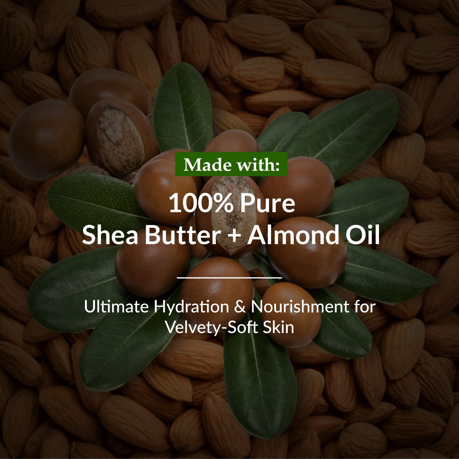 100% Pure Almond & Shea Butter HydraMelt Body Cream