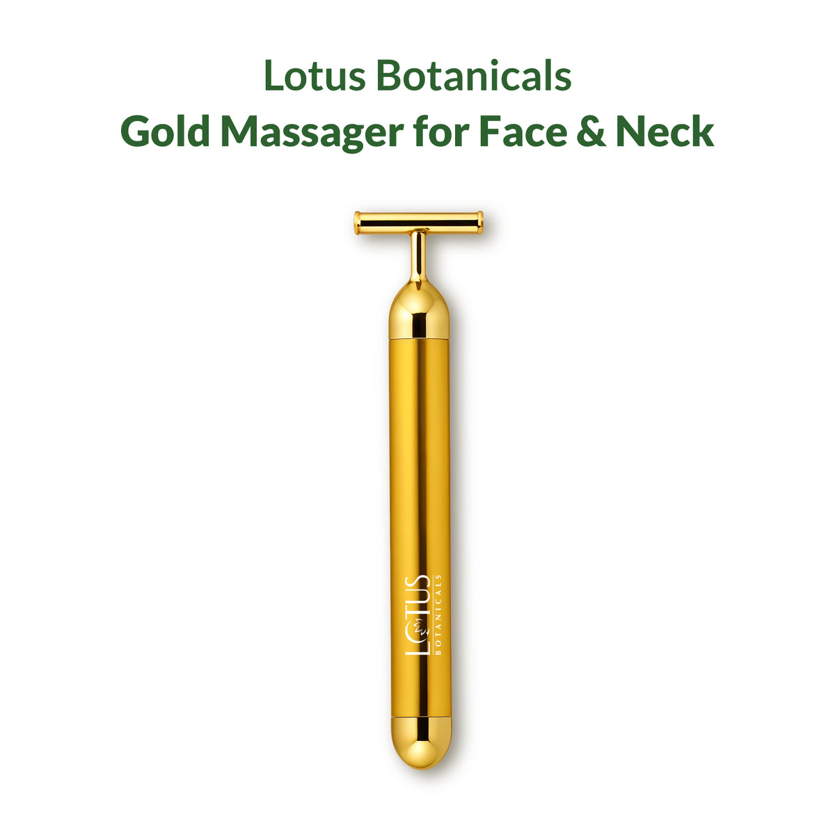 Lotus Botanicals Gold Massager for Face & Neck